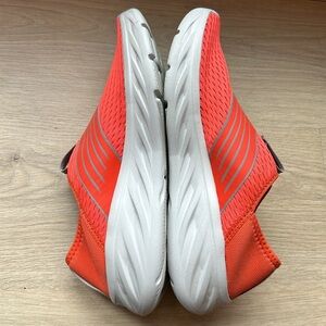 Hoka One One Orange Athletic Shoes Dynamic Design